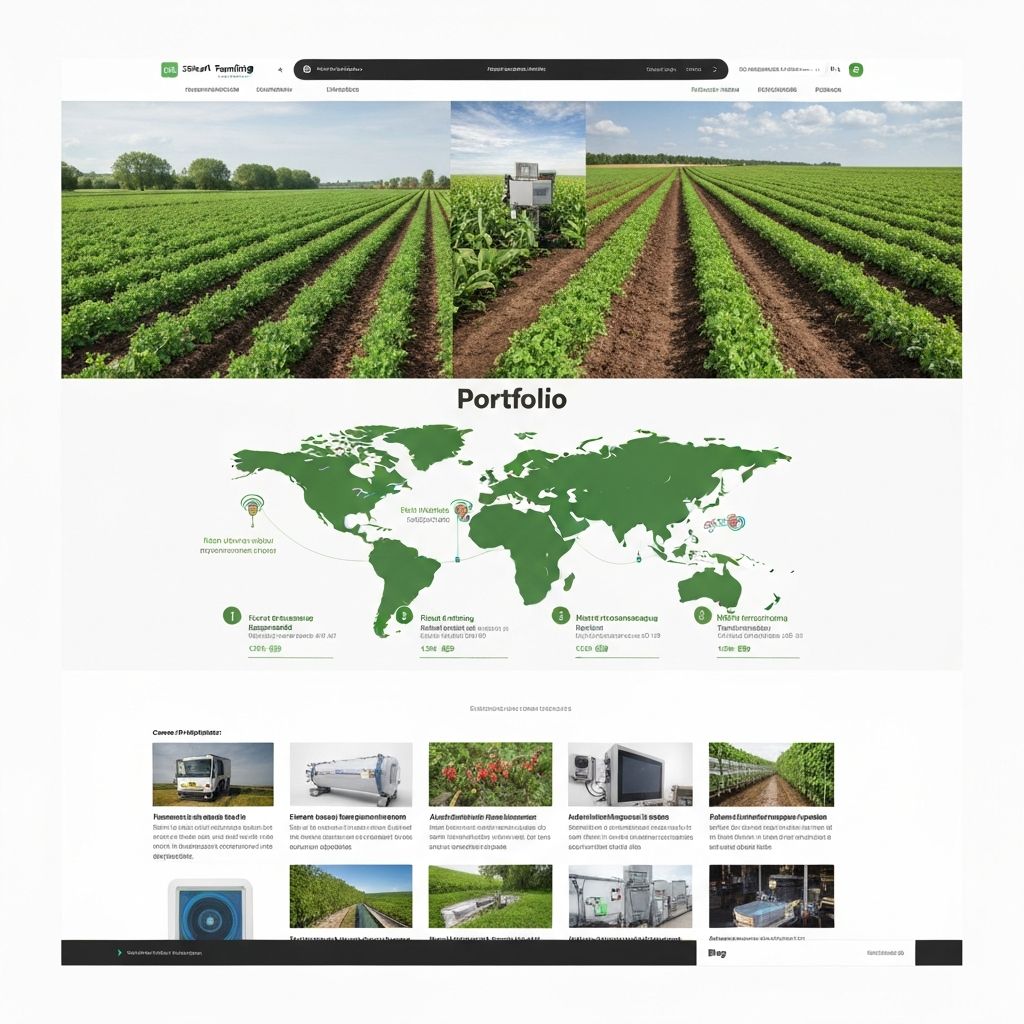 Personal Portfolio Website Smart Farming